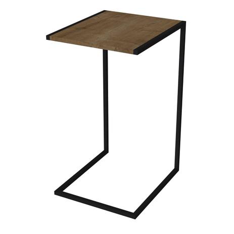 Mesa Lateral Steel Quadra Vermont Artesano Menor preço em Mesa Lateral Steel Quadra Vermont Artesano