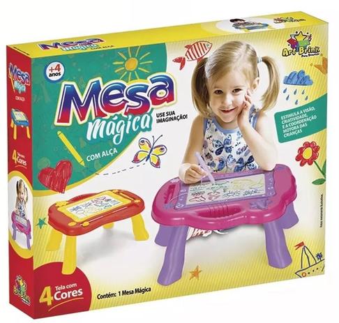 Mesa Mágica Com Alça Lousa Infantil - Art Brink - Artbrink Menor preço em Mesa Mágica Com Alça Lousa Infantil - Art Brink - Artbrink