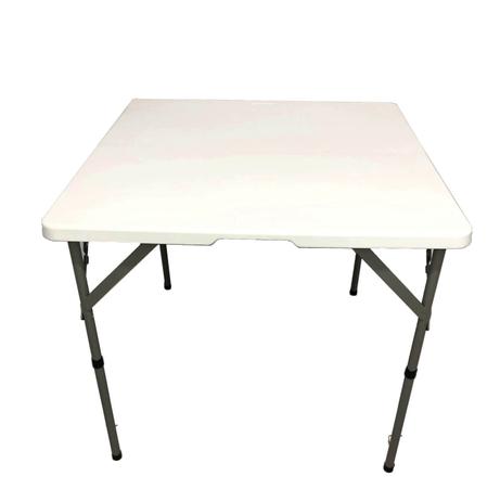Mesa Maleta dobrável Quadrada 86x86x0,74cm Cor Branca - VGHome é boa?