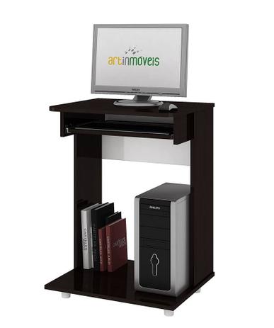 Mesa Para Computador Escrivaninha Compacta 1 Prateleira Tabaco - Art In Móveis é boa?