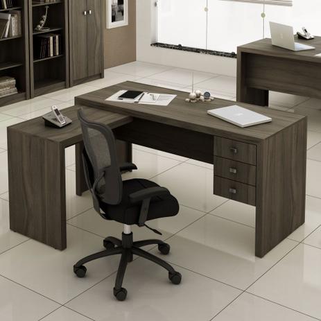 Mesa para Computador Office Me4106 Carvalho - Tecno mobili Menor preço em Mesa para Computador Office Me4106 Carvalho - Tecno mobili