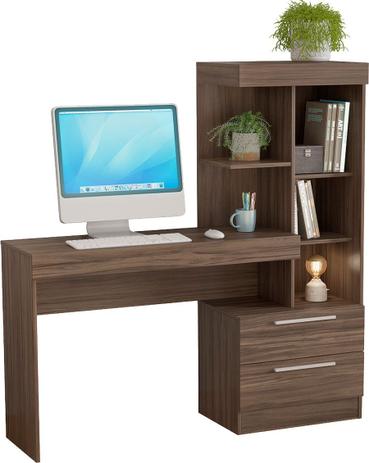 Mesa para Computador Office NT 2010 Nogal - Notável Menor preço em Mesa para Computador Office NT 2010 Nogal - Notável