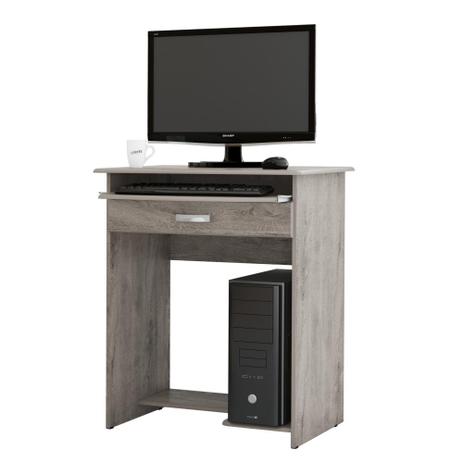 Mesa para Computador Prática c/ Gaveta - Carvalho - EJ Móveis - Rpm móveis Menor preço em Mesa para Computador Prática c/ Gaveta - Carvalho - EJ Móveis - Rpm móveis