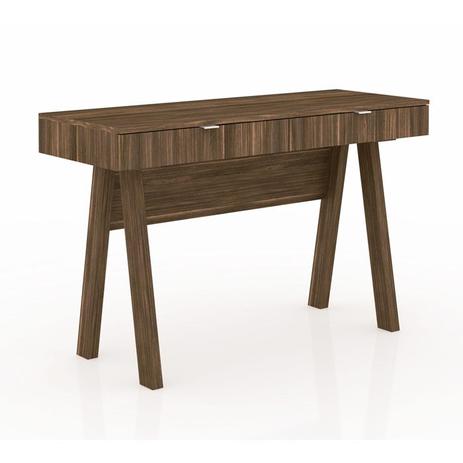 Mesa Para Escritorio ME-4128 Nogal Tecno Mobili Menor preço em Mesa Para Escritorio ME-4128 Nogal Tecno Mobili