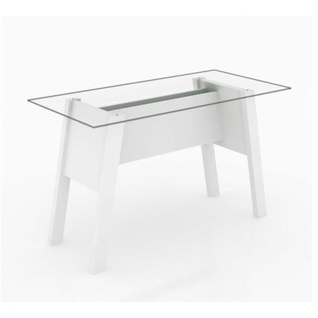 Mesa Para Escritorio ME-4134 Branco Tecno Mobili Menor preço em Mesa Para Escritorio ME-4134 Branco Tecno Mobili