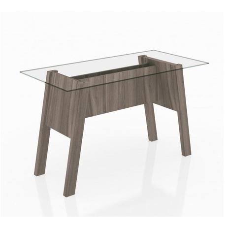 Mesa Para Escritorio ME-4134 Carvalho Tecno Mobili Menor preço em Mesa Para Escritorio ME-4134 Carvalho Tecno Mobili