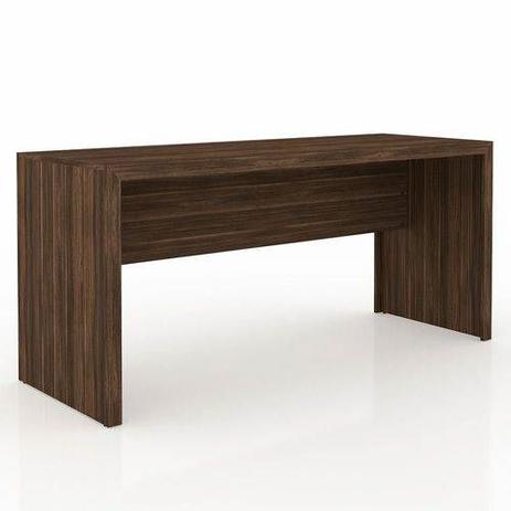Mesa para Escritório ME4109 Nogal- Tecno Mobili Menor preço em Mesa para Escritório ME4109 Nogal- Tecno Mobili