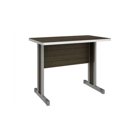 Mesa para Escritório Secretária Versátil 100 cm Teca Itália - Kappesberg Menor preço em Mesa para Escritório Secretária Versátil 100 cm Teca Itália - Kappesberg