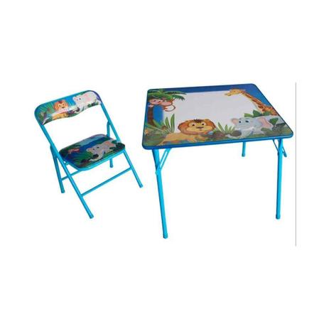 Mesa pedagógica Infantil com 1 cadeiras bichinhos - Antares - Fabricante padrão Menor preço em Mesa pedagógica Infantil com 1 cadeiras bichinhos - Antares - Fabricante padrão