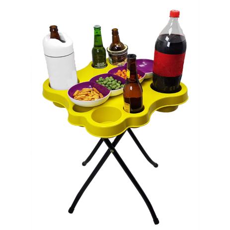 Mesa Petisqueira Amarela Dobrável - Lélole Utilidades é boa?