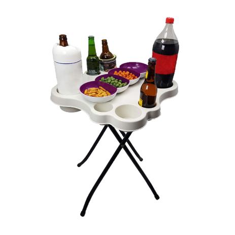 Mesa Petisqueira  Branca Dobrável - Lélole Utilidades é boa?