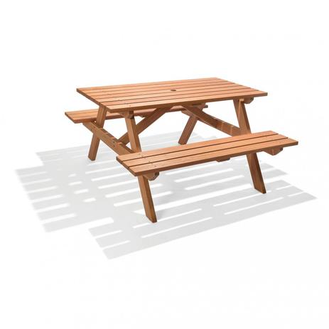 Mesa Picnic com 2 Bancos Madeira Maciça Ipanema Mestra Móveis Polisten Jatobá Menor preço em Mesa Picnic com 2 Bancos Madeira Maciça Ipanema Mestra Móveis Polisten Jatobá