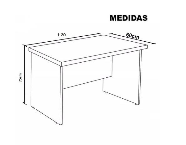 Mesa Reta Executiva 1,20 x 0,60 - Maiart Menor preço em Mesa Reta Executiva 1,20 x 0,60 - Maiart