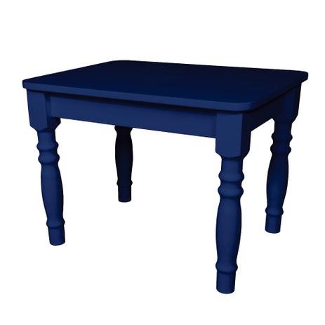 Mesa Retangular Country Infantil 52x68 cm Azul - Ecomóveis Menor preço em Mesa Retangular Country Infantil 52x68 cm Azul - Ecomóveis