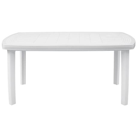 Mesa Retangular Tramontina Iporanga Branco Menor preço em Mesa Retangular Tramontina Iporanga Branco