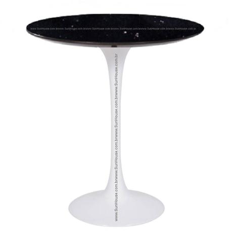 Mesa Saarinen Lateral Sao Gabriel 51 cm Base Branca - 36136 - Sun house Menor preço em Mesa Saarinen Lateral Sao Gabriel 51 cm Base Branca - 36136 - Sun house