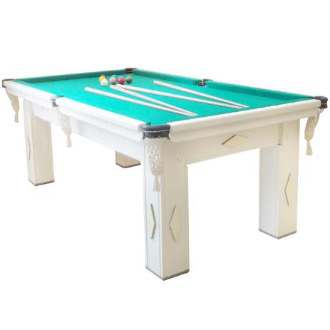 Jogo mesa mini bilhar sinuca snooker 69 x 36 x 19cm completo