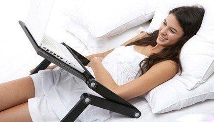 Mesa suporte articulado para notebook e tablet em aluminio com mousepad para cama e sofa - Faça resolva Menor preço em Mesa suporte articulado para notebook e tablet em aluminio com mousepad para cama e sofa - Faça resolva
