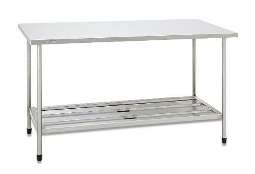 Mesa Total Aço Inox 304 Fritomaq 120x70cm Prateleira Menor preço em Mesa Total Aço Inox 304 Fritomaq 120x70cm Prateleira