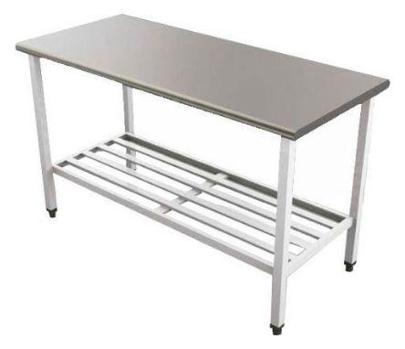 Mesa total Inox 430 Imeca 2440 1,90x0,70cm C/ Grade Inferior Menor preço em Mesa total Inox 430 Imeca 2440 1,90x0,70cm C/ Grade Inferior
