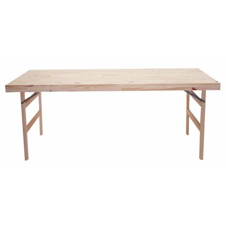 Mesa Tramontina Dobrável de Madeira Natural de Pinus 200 x 80 cm Menor preço em Mesa Tramontina Dobrável de Madeira Natural de Pinus 200 x 80 cm