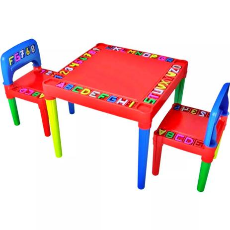 Mesinha e cadeira infantil de atividades - tritec Menor preço em Mesinha e cadeira infantil de atividades - tritec