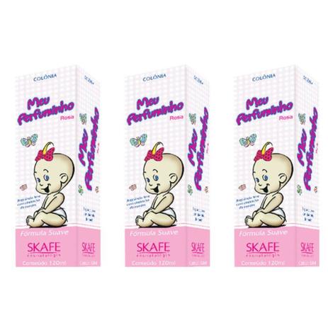 Meu Perfuminho Colônia Infantil Rosa 120ml (Kit C/03) - Meu cheirinho Menor preço em Meu Perfuminho Colônia Infantil Rosa 120ml (Kit C/03) - Meu cheirinho