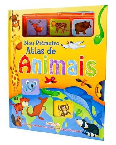 Meu primeiro atlas de animais - Girassol Menor preço em Meu primeiro atlas de animais - Girassol