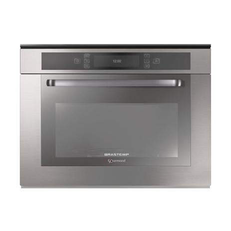 Micro-ondas de Embutir Brastemp Gourmand BMO40A Inox 40L, Grill e Função Vapor Menor preço em Micro-ondas de Embutir Brastemp Gourmand BMO40A Inox 40L, Grill e Função Vapor
