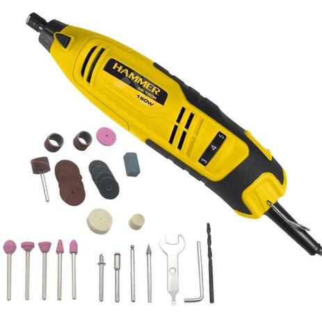Micro Retifica Hammer 150w Mi-150 Com 41 Peças 127v Menor preço em Micro Retifica Hammer 150w Mi-150 Com 41 Peças 127v
