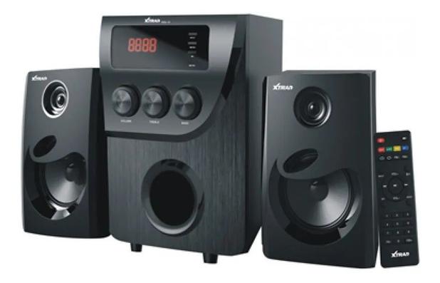 Micro System caixa de som bluetooth 2.1 com subwoofer xtrad Menor preço em Micro System caixa de som bluetooth 2.1 com subwoofer xtrad