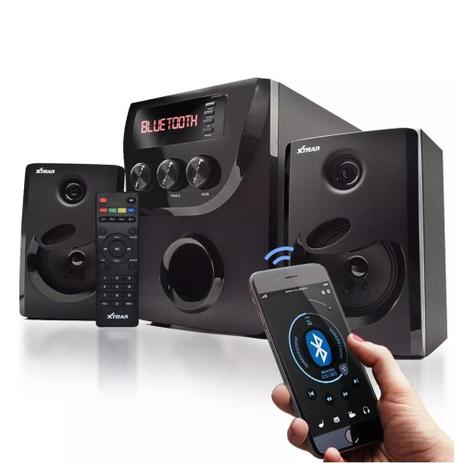 Micro System Caixa Som 2.1 Bluetooth Mp3 Fm Pc Bivolt 1000w - Xtrad Eletronicos Menor preço em Micro System Caixa Som 2.1 Bluetooth Mp3 Fm Pc Bivolt 1000w - Xtrad Eletronicos