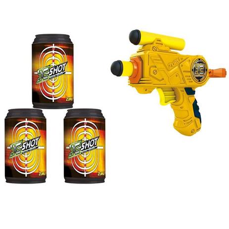 Micro X3 Lançador de Dardos X-Shot Excel com Latas - Candide 5511 Menor preço em Micro X3 Lançador de Dardos X-Shot Excel com Latas - Candide 5511