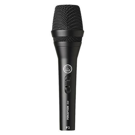 Microfone AKG Dinâmico P3S Perception Vocal Live Instrumental Menor preço em Microfone AKG Dinâmico P3S Perception Vocal Live Instrumental