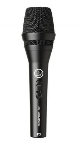 Microfone Akg P3s Perception Dinâmico Menor preço em Microfone Akg P3s Perception Dinâmico