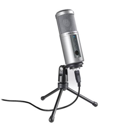 Microfone Audio-Technica Condensador Cardoide - Atr2500-usb Menor preço em Microfone Audio-Technica Condensador Cardoide - Atr2500-usb