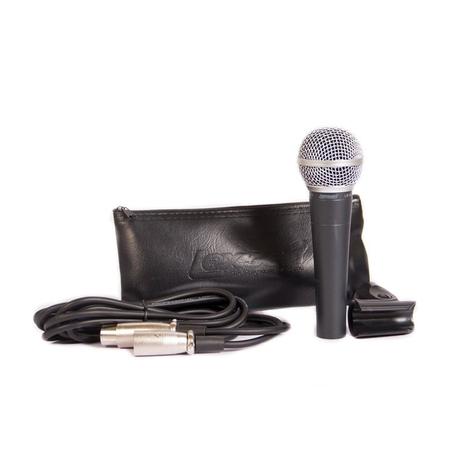 Microfone c/fio cardioide c/cabo 3m c/cachimbo c/bag - lm-58 - lexsen Menor preço em Microfone c/fio cardioide c/cabo 3m c/cachimbo c/bag - lm-58 - lexsen