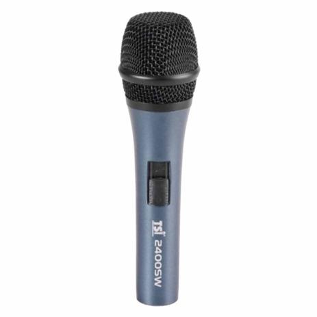 Microfone c/ Fio de Mão Dinâmica - 2400 SW TSI Menor preço em Microfone c/ Fio de Mão Dinâmica - 2400 SW TSI