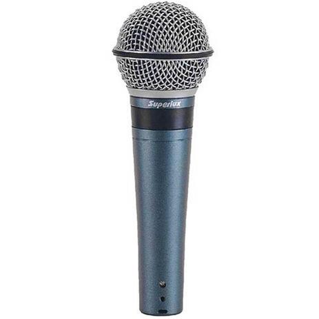 Microfone c/ Fio de Mão Dinâmico p/ Estúdio - PRO 248 Superlux Menor preço em Microfone c/ Fio de Mão Dinâmico p/ Estúdio - PRO 248 Superlux
