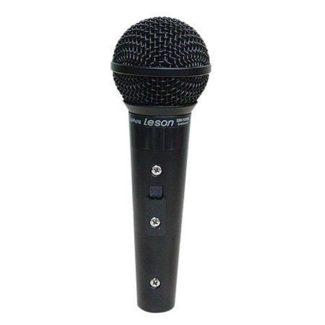 Microfone c/ Fio de Mão Dinâmico SM 58 P4 BK - Le Son - Leson Menor preço em Microfone c/ Fio de Mão Dinâmico SM 58 P4 BK - Le Son - Leson