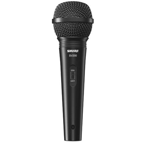 Microfone c/ Fio de Mão Dinâmico - SV 200 Shure é boa?