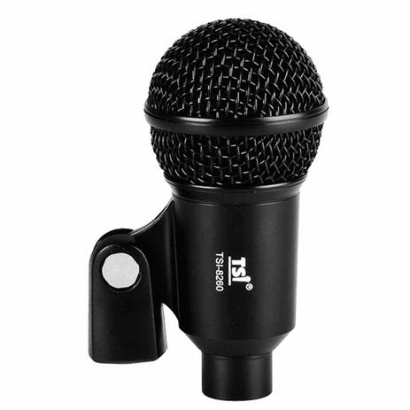 Microfone c/ Fio Dinâmico p/ Surdo / Caixa / Tom Tom - 8260 TSI Menor preço em Microfone c/ Fio Dinâmico p/ Surdo / Caixa / Tom Tom - 8260 TSI