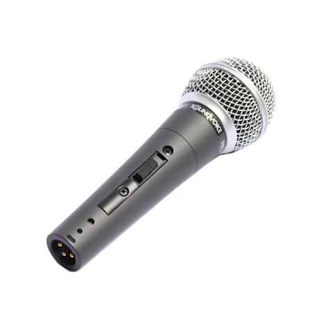 Microfone com Fio SM58S com Chave SoundVoice Menor preço em Microfone com Fio SM58S com Chave SoundVoice
