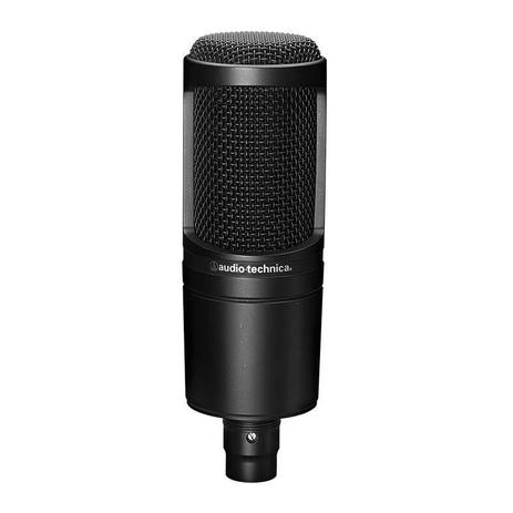 Microfone Condensador Audio Technica AT2020 Preto Menor preço em Microfone Condensador Audio Technica AT2020 Preto
