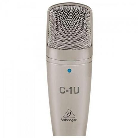 Microfone Condensador C1U USB Prata Behringer Menor preço em Microfone Condensador C1U USB Prata Behringer