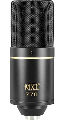Microfone Condensador Mxl 770 Studio Com Shockmount E Case Menor preço em Microfone Condensador Mxl 770 Studio Com Shockmount E Case