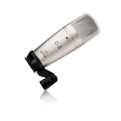 Microfone Condensador para Estúdio Behringer C-3 Menor preço em Microfone Condensador para Estúdio Behringer C-3