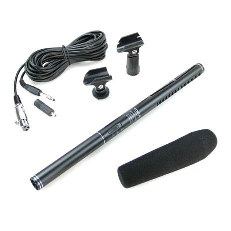 Microfone Condensador Shotgun HT-81 - CSR Menor preço em Microfone Condensador Shotgun HT-81 - CSR