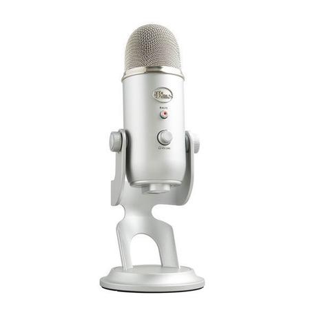 Microfone Condensador USB Blue Yeti Prata - 988-000103 - Logitech Menor preço em Microfone Condensador USB Blue Yeti Prata - 988-000103 - Logitech