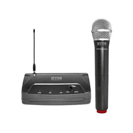 Microfone csr sem fio profissional de mão simples bivolt é boa?